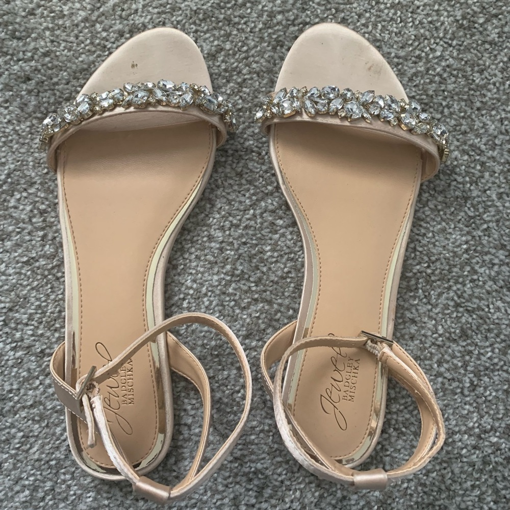 Jewel Badgley Mischka Sandals size 6.5